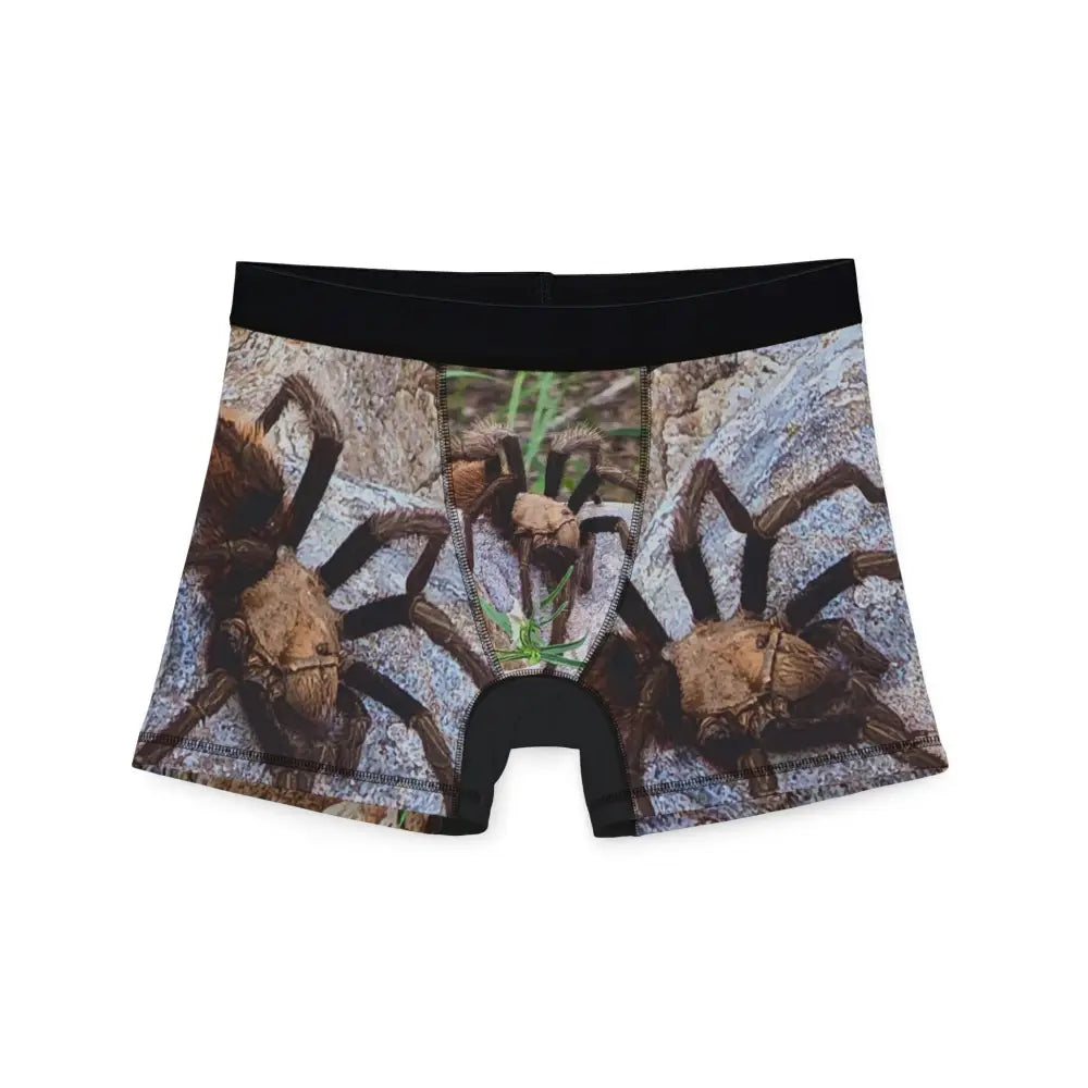 ’Arachnid Attack’ Men’s Boxers: 🕷️ Embrace Your Inner Spider-Dude! - S / Black stitching - All Over Prints