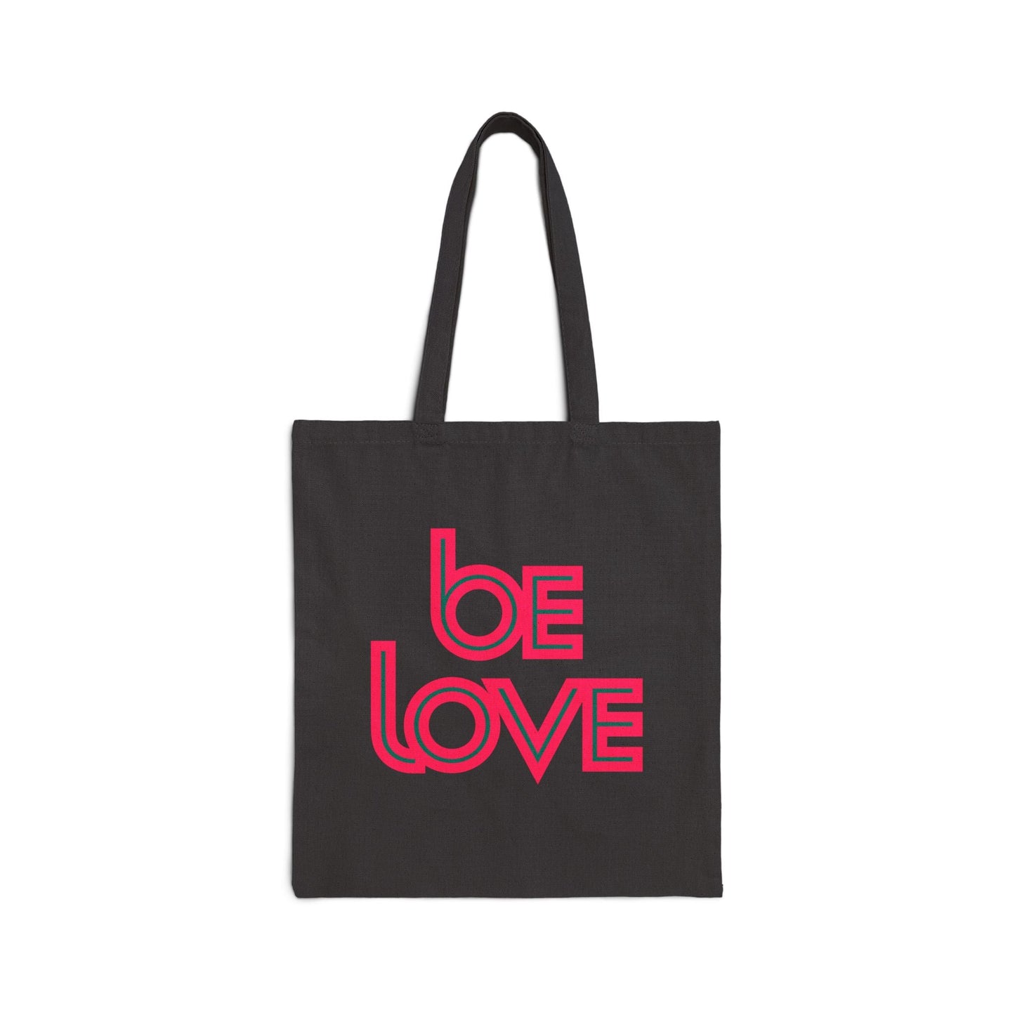 Be Love Tote Bag – Carry the Message - Black / 15’’ x 16’’ - Bags
