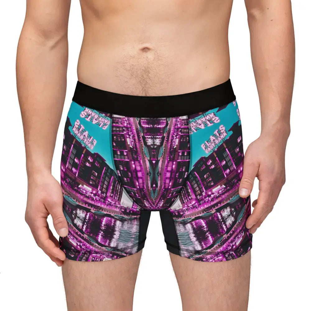 ’Cleveland East Bank Dreamscape’ Boxers - Where Urban Art Meets Comfort! - All Over Prints