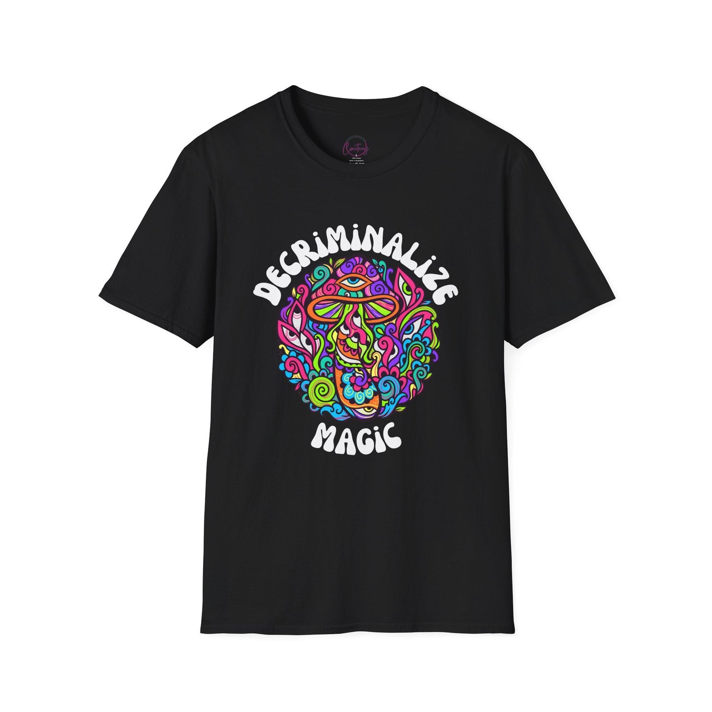 Decriminalize Magic Psychedelic T shirt Legalize Mushrooms Psilocybin Magic Mushroom Tshirt Legalize Magic Mushrooms