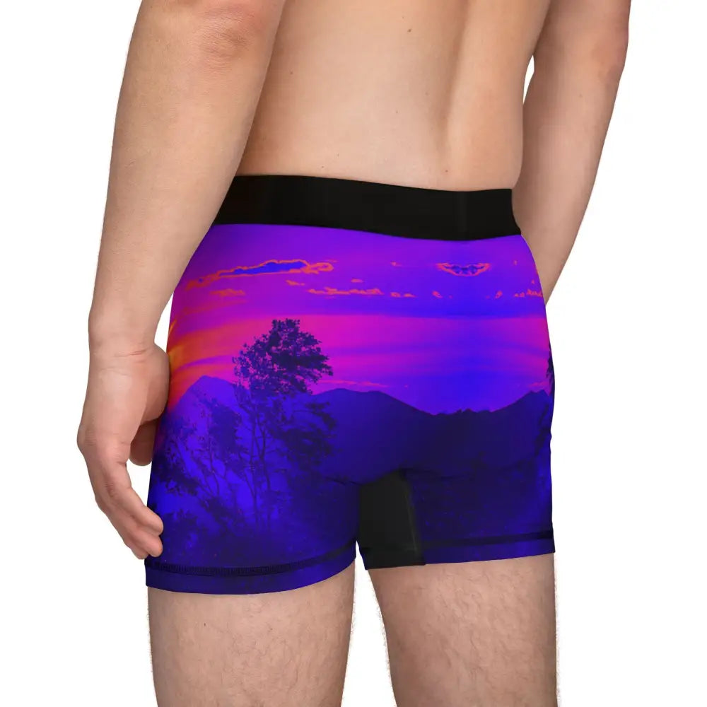 ’Electric Desert’ Technicolor Men’s Boxer Briefs - All Over Prints