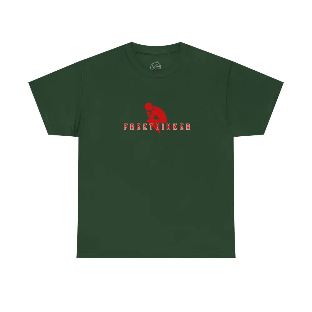 Freethinker Tshirt (Version 4) | Bold and Empowering - Forest Green / S - T-Shirt