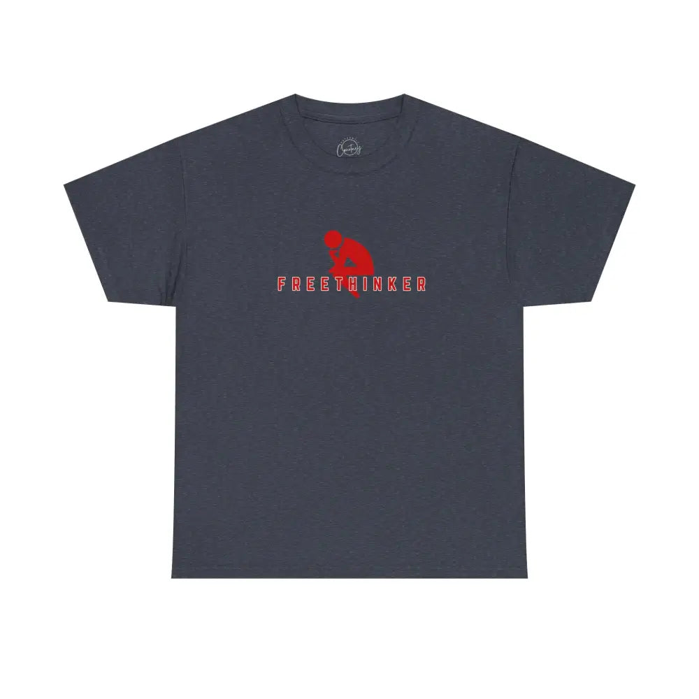 Freethinker Tshirt (Version 4) | Bold and Empowering - Heather Navy / S - T-Shirt