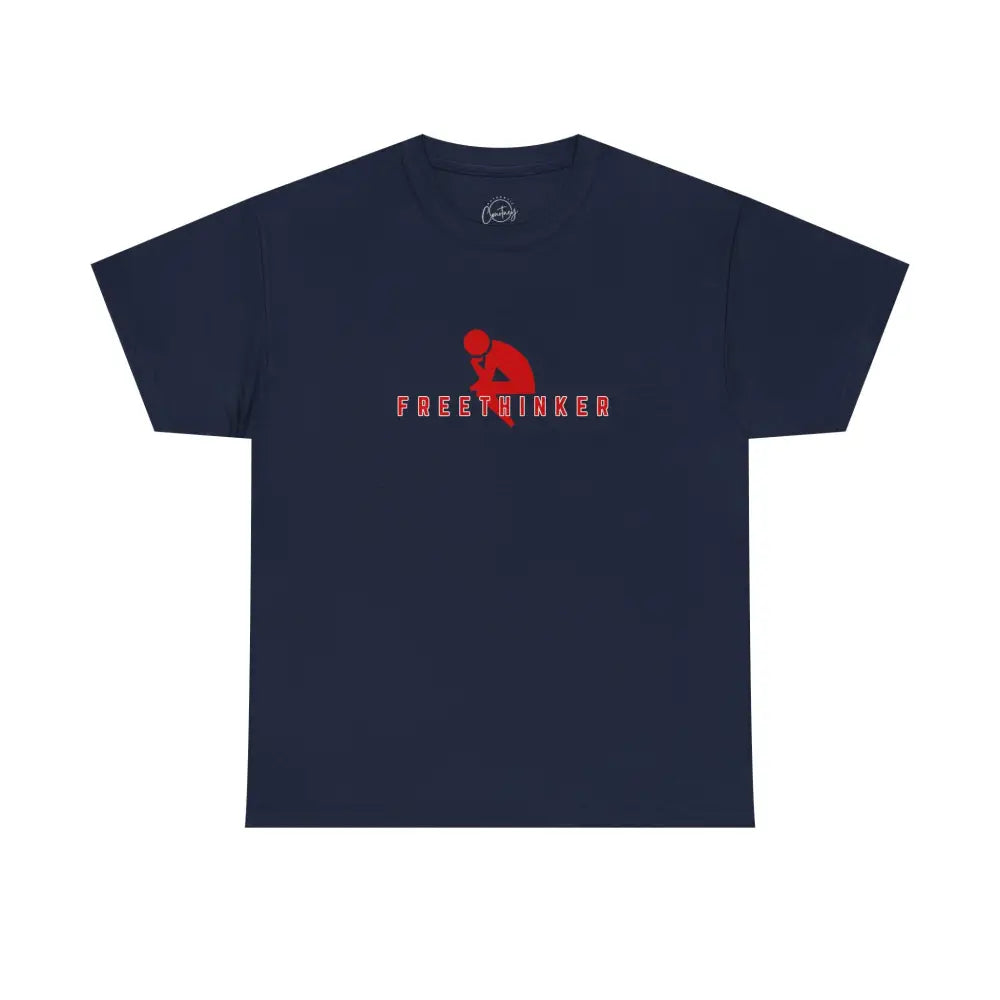 Freethinker Tshirt (Version 4) | Bold and Empowering - Navy / S - T-Shirt