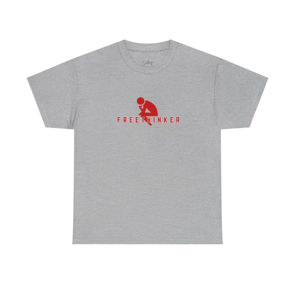 Freethinker Tshirt (Version 4) | Bold and Empowering - Sport Grey / S - T-Shirt
