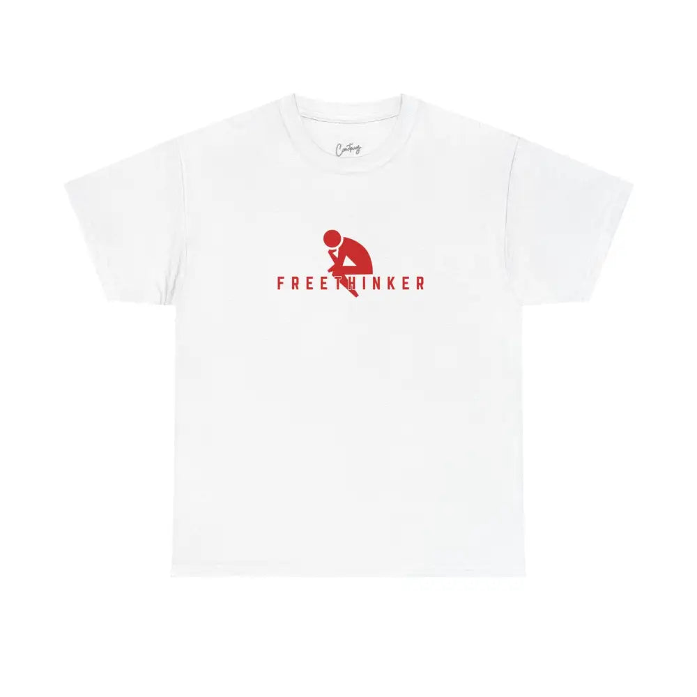 Freethinker Tshirt (Version 4) | Bold and Empowering - White / S - T-Shirt