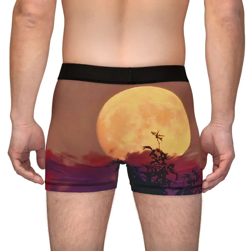 ’Full Monty Moon Rise’ Designer Boxer Briefs - All Over Prints