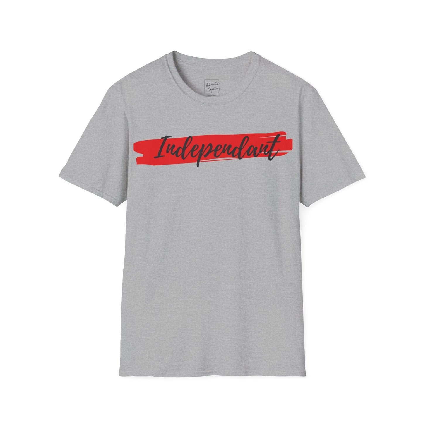 Independant Tee Shirt |Independent | Independant Independent motivational T Shirt Sport Grey / S T Shirt