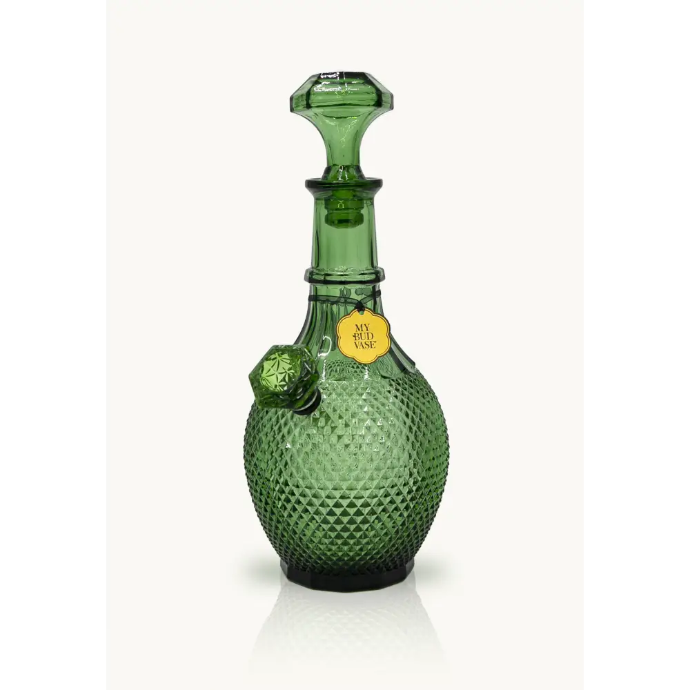 Jewel Vase Bong - Emerald - Bud Vase