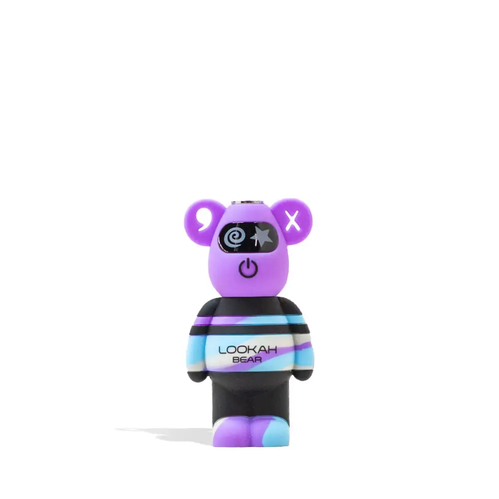 Lookah Bear Limited Edition Cartridge Vaporizer - Purple Tiedye - Cartridge Vaporizers