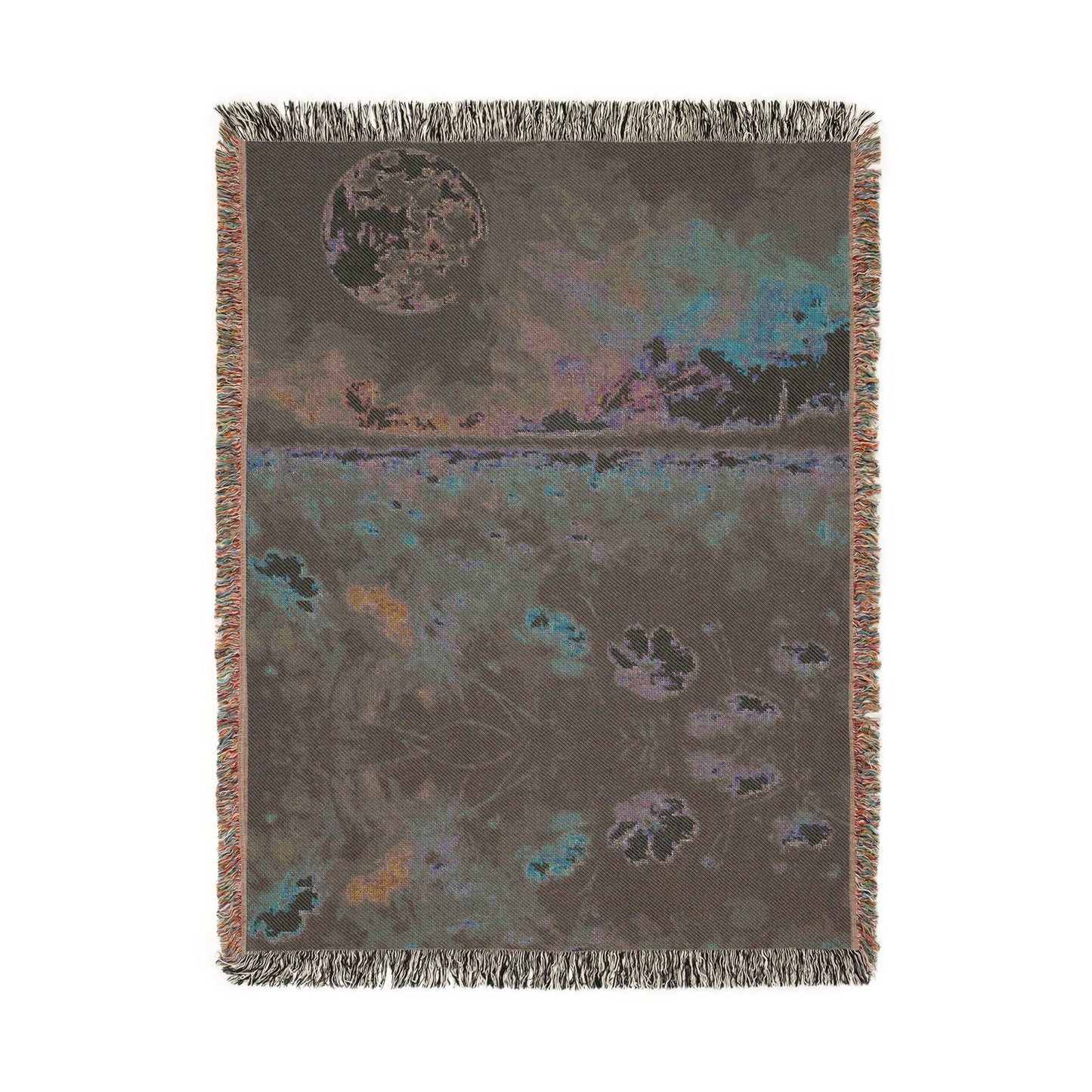 Lunar Garden – Woven Blanket Home Decor