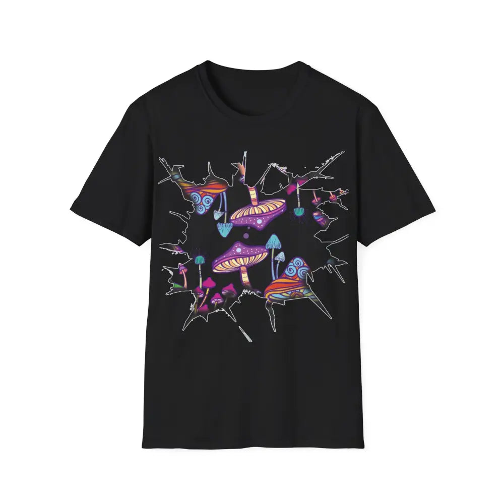 Mushroom Shirt Magic Mushroom TShirt Trippy Mycology T-shirt Alt Clothes Pop Art Mushroom Clothes Mushroom Lovers