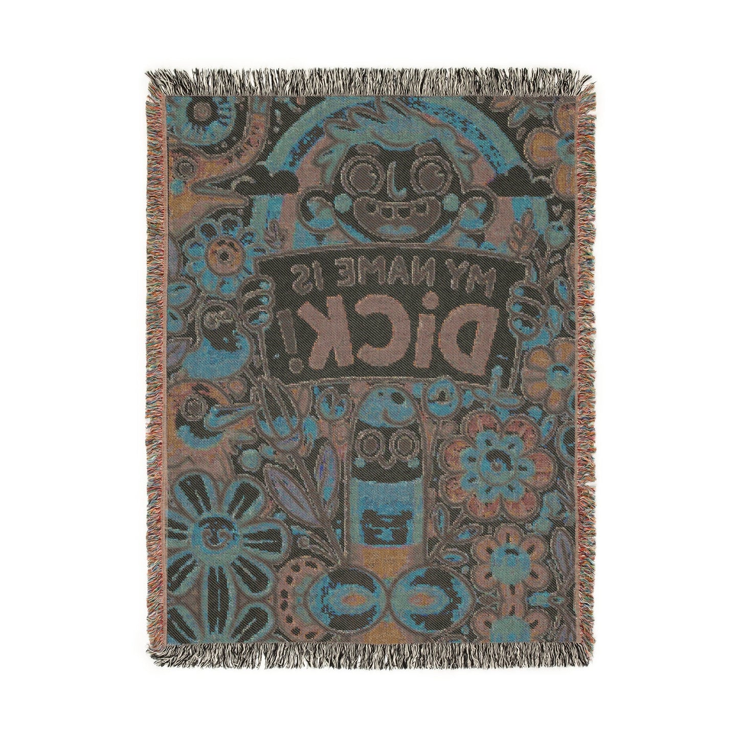 My Name Is Dick – Woven Blanket Home Decor