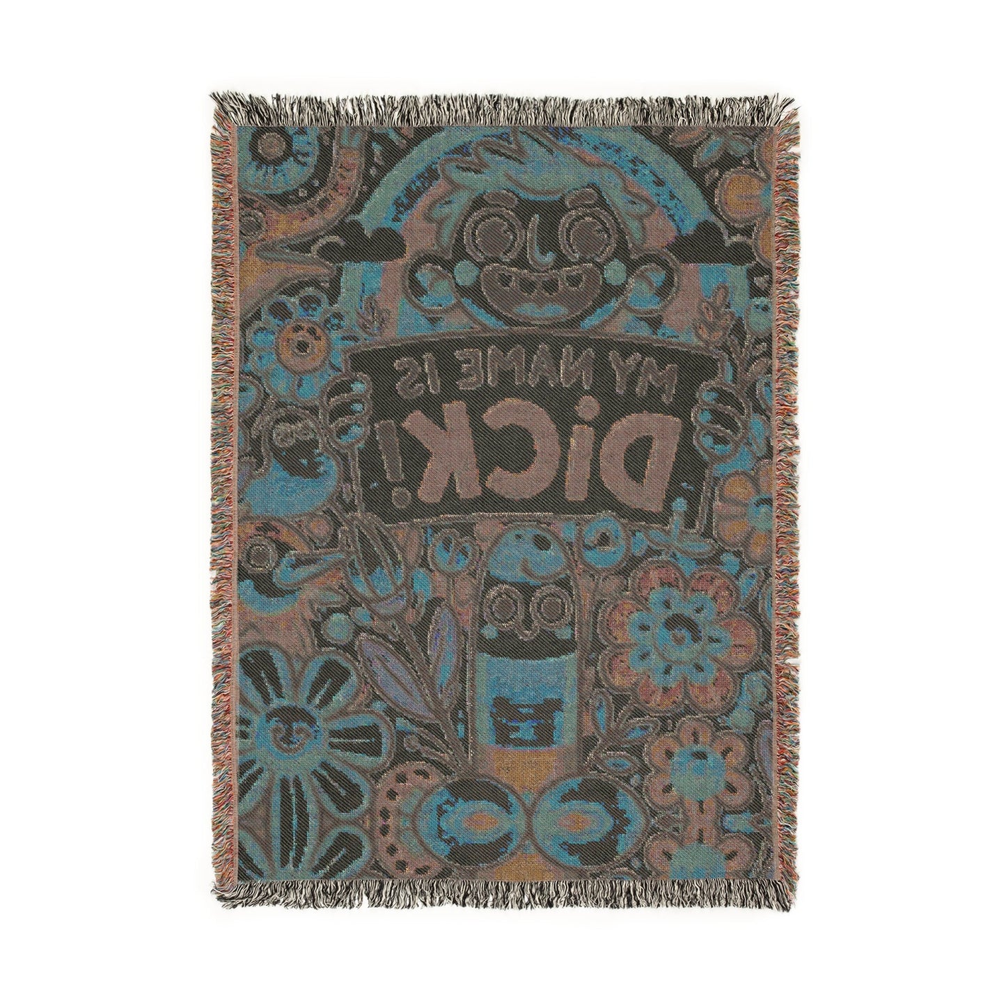 My Name Is Dick – Woven Blanket Home Decor