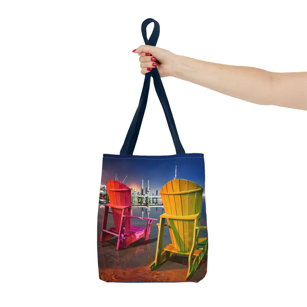 Pensacola Bay Beach Chair Breeze - Authentic Courtney Photography Tote Bag - Bags