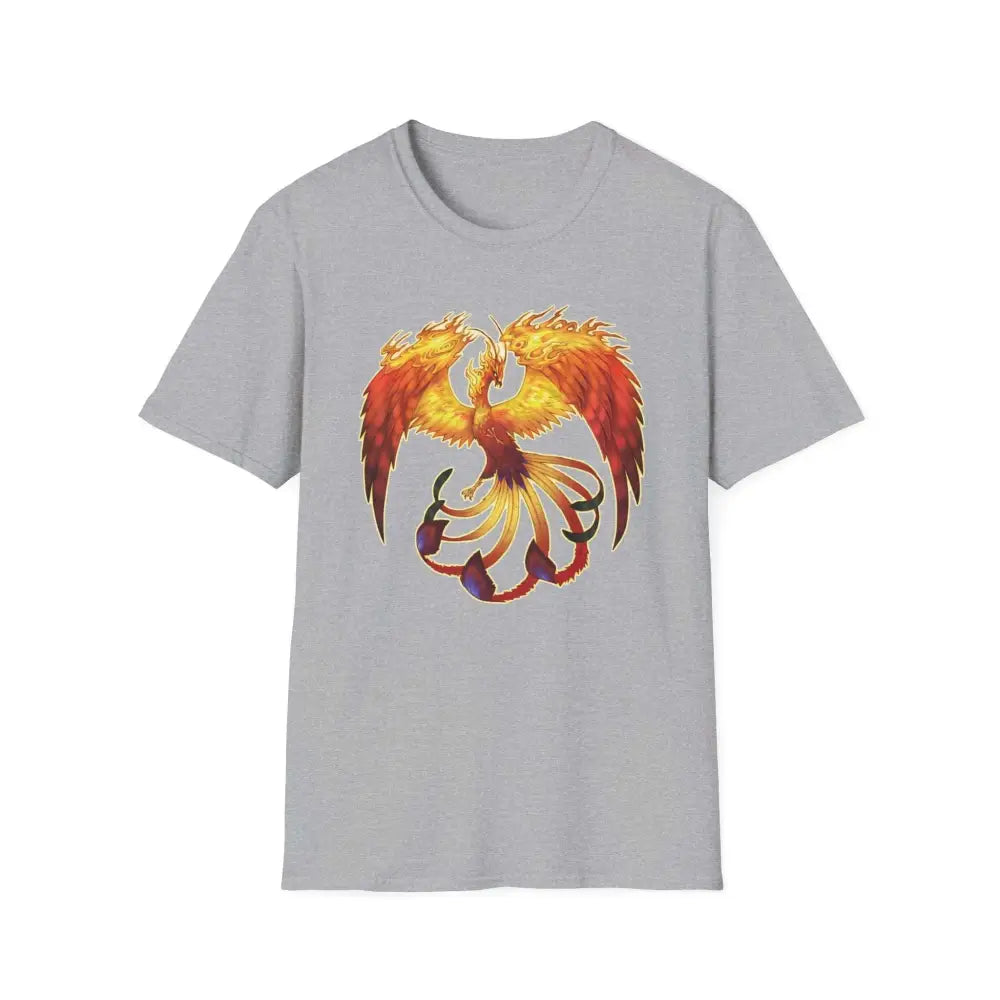 Phoenix T-Shirt For Men & Women, Firebird Tee, Phoenix Rising T-Shirt Gift, Phoenix Rising Mythological Shirt, Thunderbird Shirt