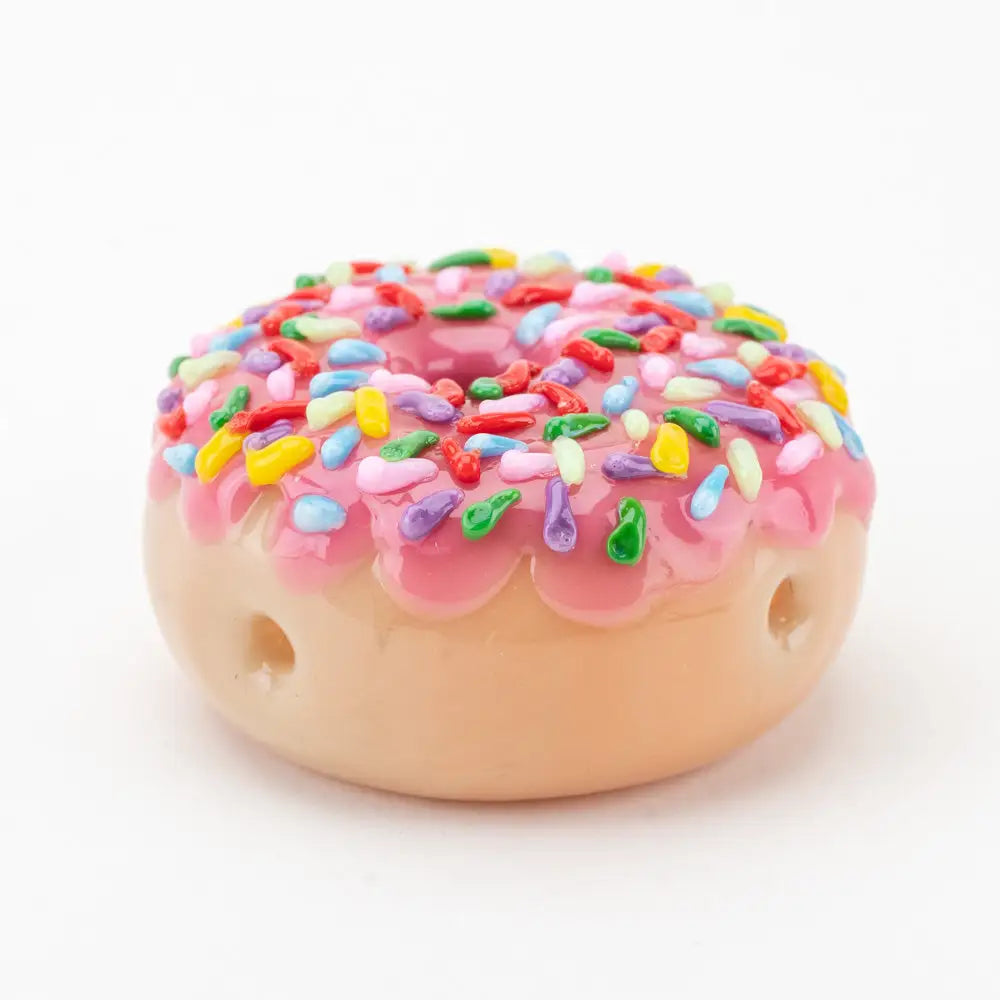 Pink Sprinkle Donut Dry Pipe - Dry Pipe