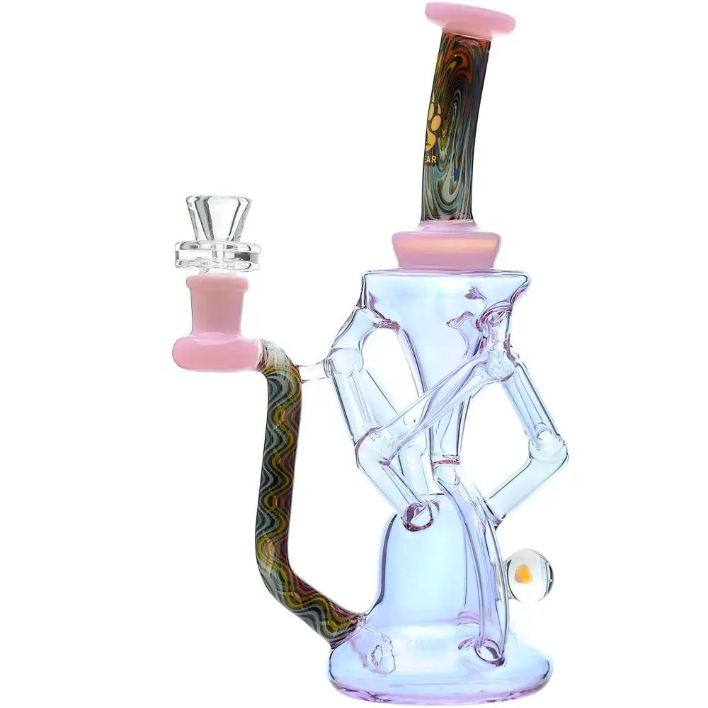 QUAD WIGWAG RECYCLER WITH OPAL - MPK + PPL - Water Pipe