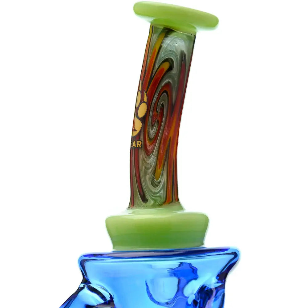 QUAD WIGWAG RECYCLER WITH OPAL - Water Pipe