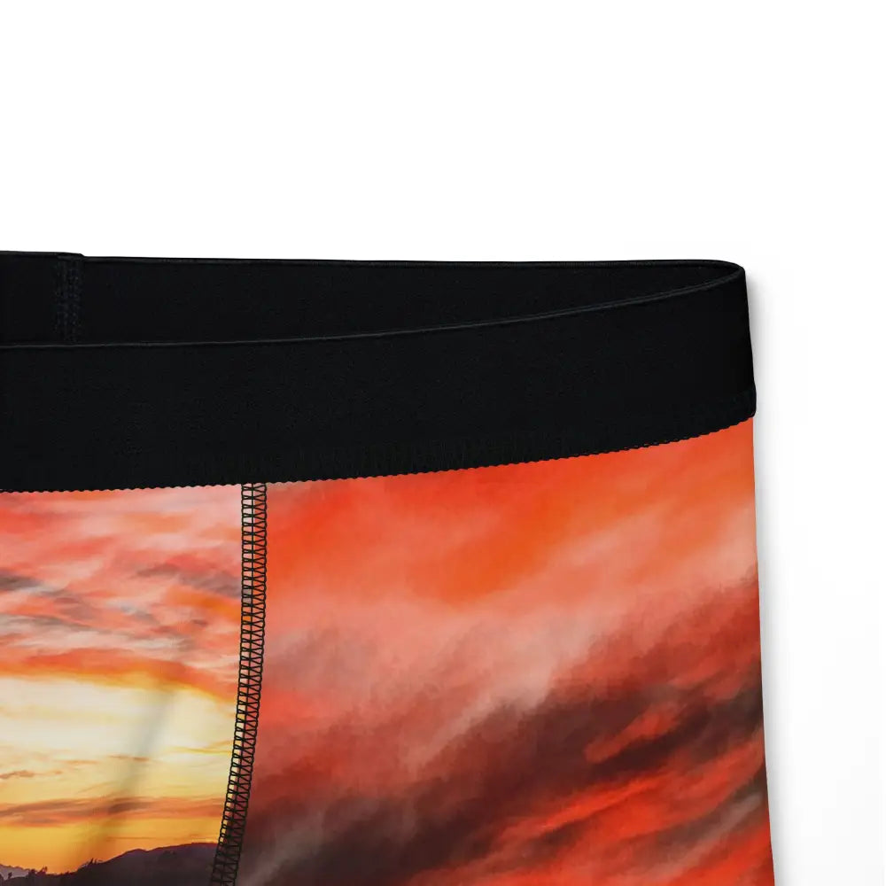 ’Rear View Sunset’ Boxer Briefs: Your Booty’s Best Friends - All Over Prints
