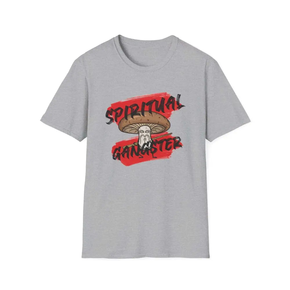Spiritual Gangster Mushroom T-Shirt Spiritual Gangster T-Shirt, Spiritual Gangster Mens Tee, Spiritual Gangster Womens Tee, Cotton T-Shirt