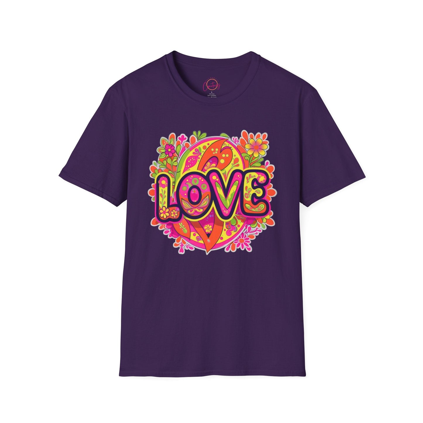Sunset Passion Love Tee Purple / S T Shirt