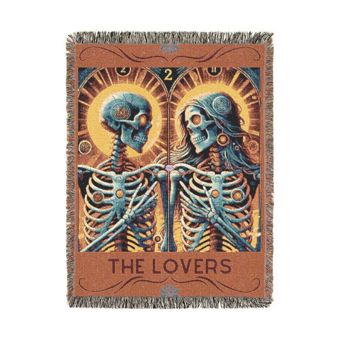 The Lovers – Woven Blanket Artwork / 80’’ × 60’’ Home Decor