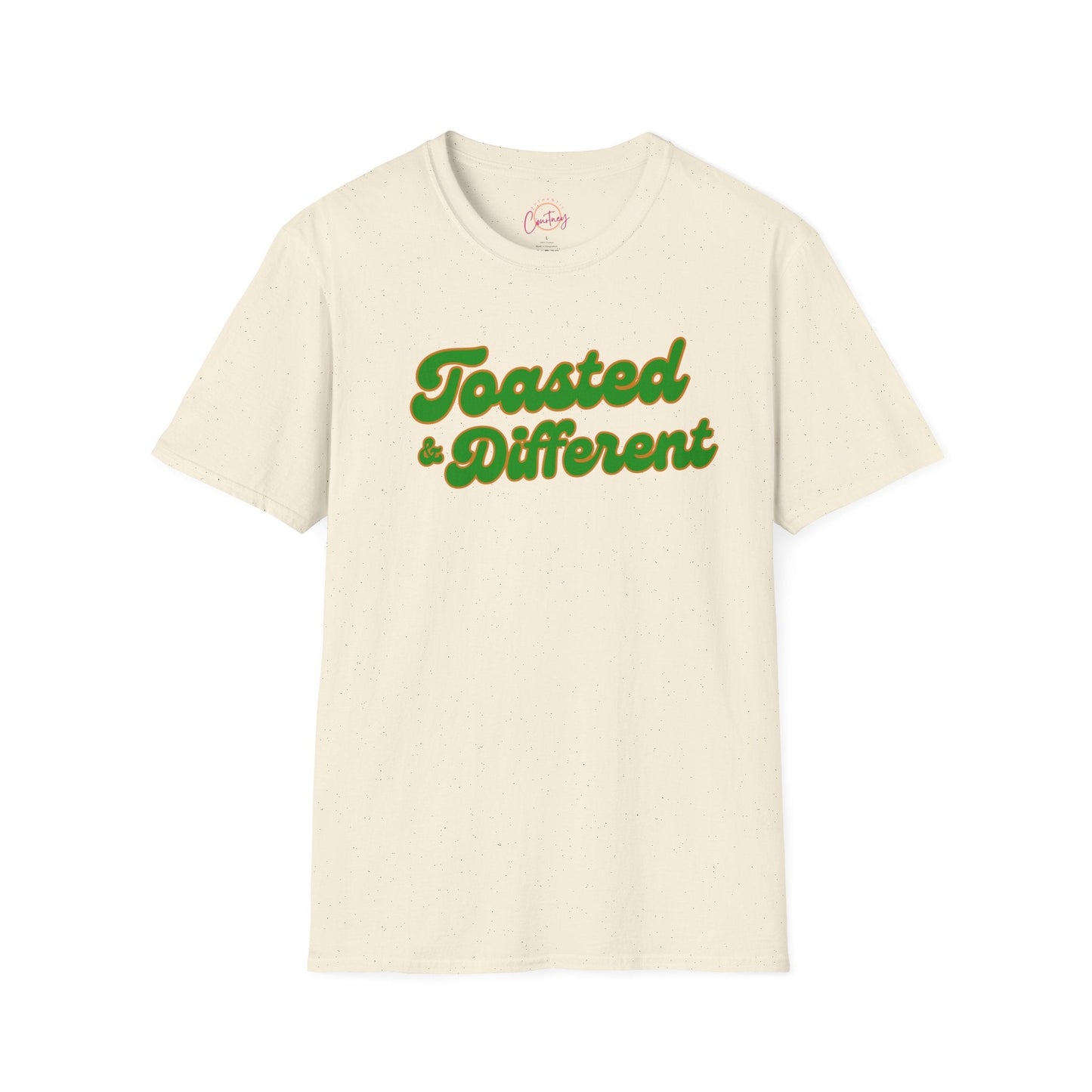 Toasted & Different Unisex Softstyle T-Shirt – Casual Fun Vibe for Everyday Wear - S / Natural - T-Shirt