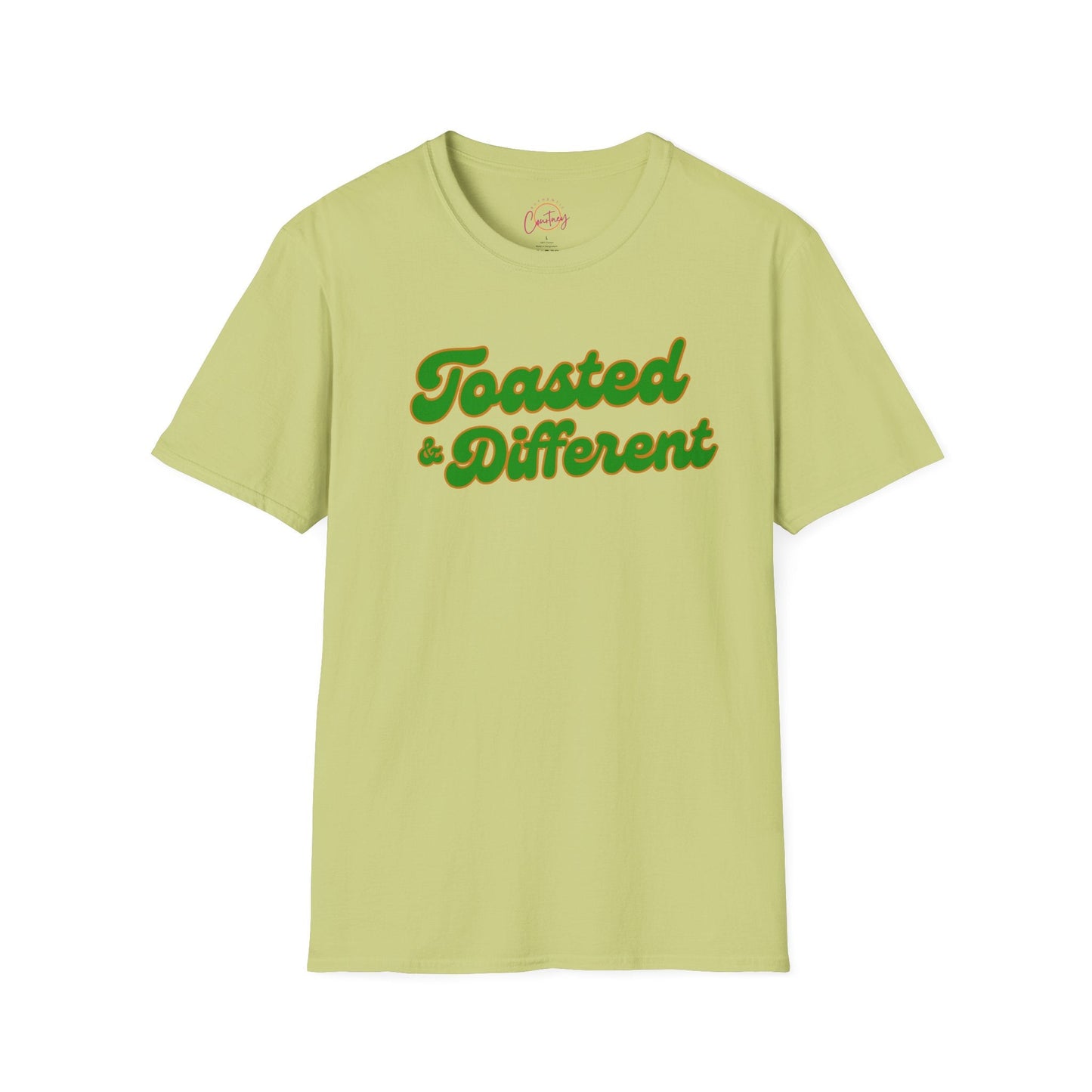 Toasted & Different Unisex Softstyle T-Shirt – Casual Fun Vibe for Everyday Wear - S / Pistachio - T-Shirt