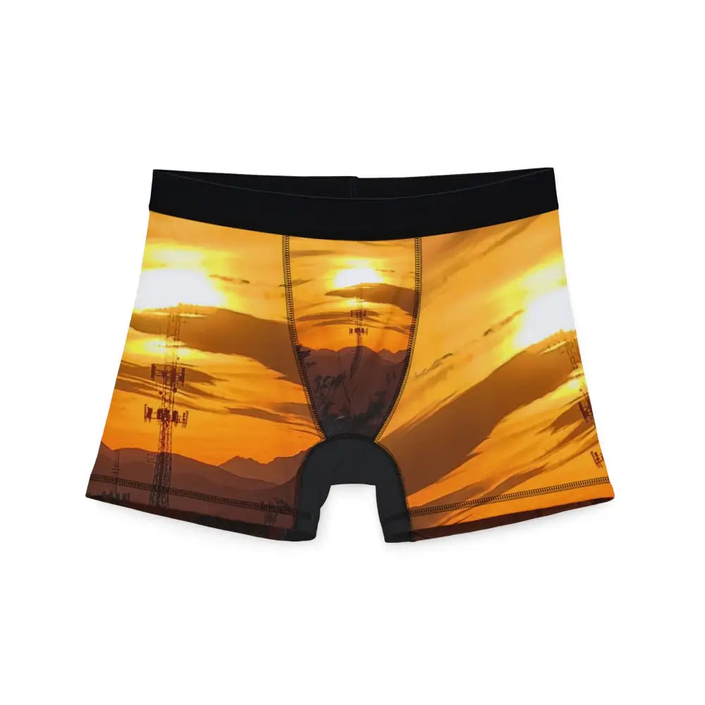 ’Tower Power’ Boxers - Boxers by Authentic Courtney - S / Black stitching - All Over Prints