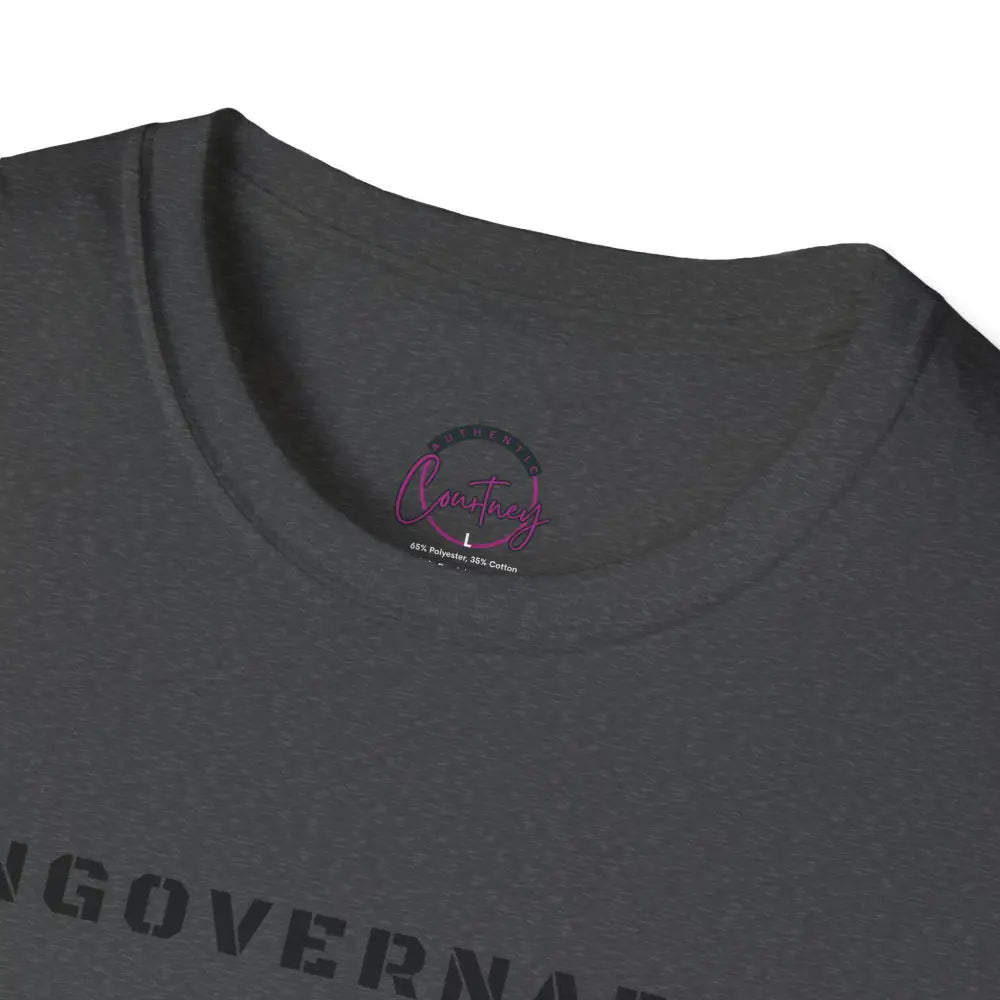 Ungovernable T-Shirt | Distressed Block Letters | Bold Statement Tee - T-Shirt
