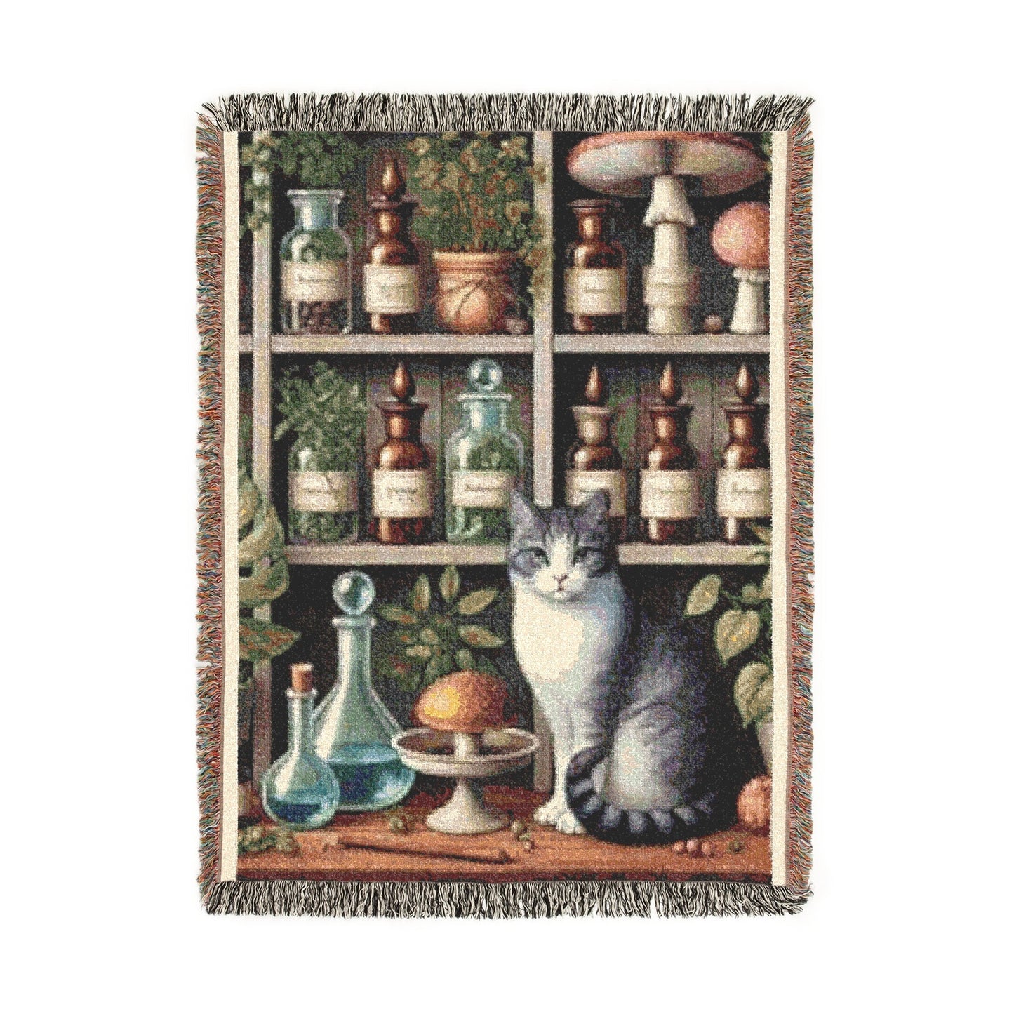 Witch’s Pantry – Woven Blanket Artwork / 80’’ × 60’’ Home Decor