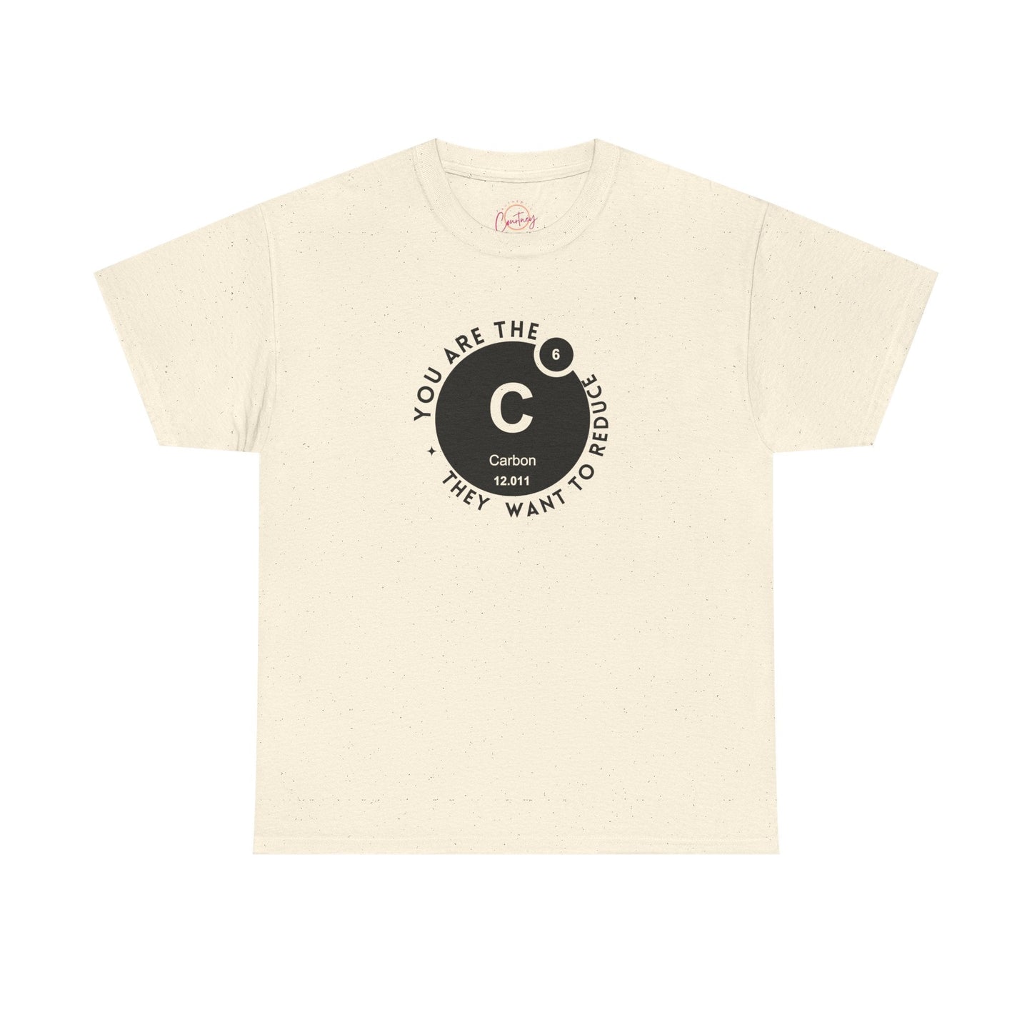 You are the Carbon Statement Tee Conspiracy Tshirt Natural / S T Shirt