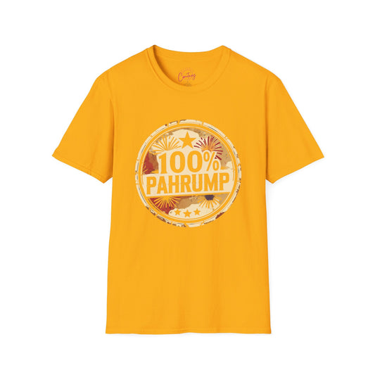 100% Pahrump — Certified Desert Rat Tee - S / Gold - T-Shirt