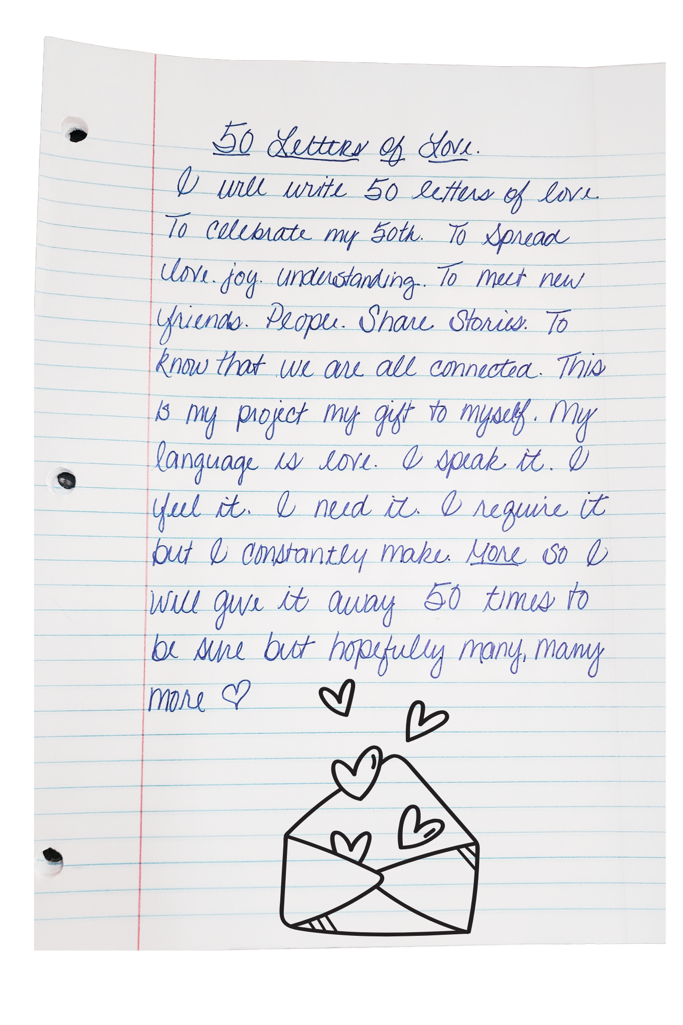 50 Letters to Love: Choose Your Letter - Mailed Print / 1 - Letter