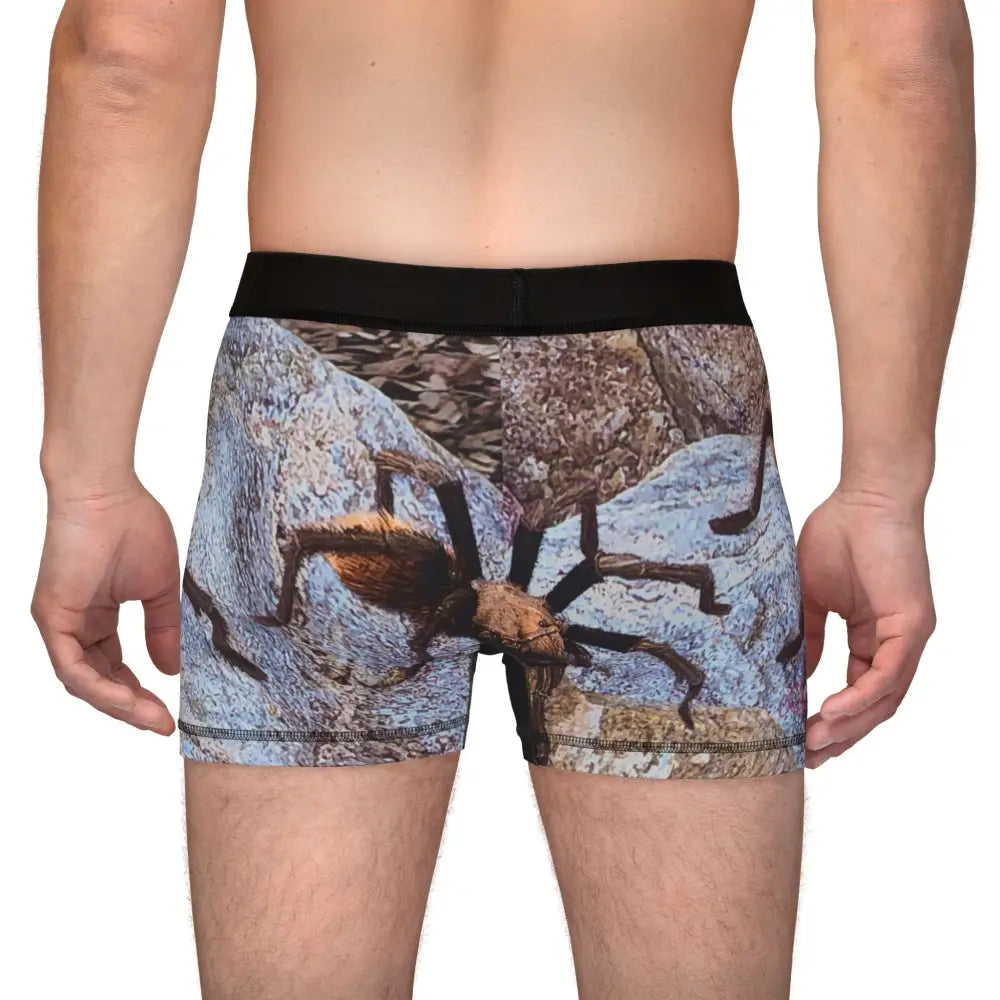 ’Arachnid Attack’ Men’s Boxers: 🕷️ Embrace Your Inner Spider-Dude! - All Over Prints