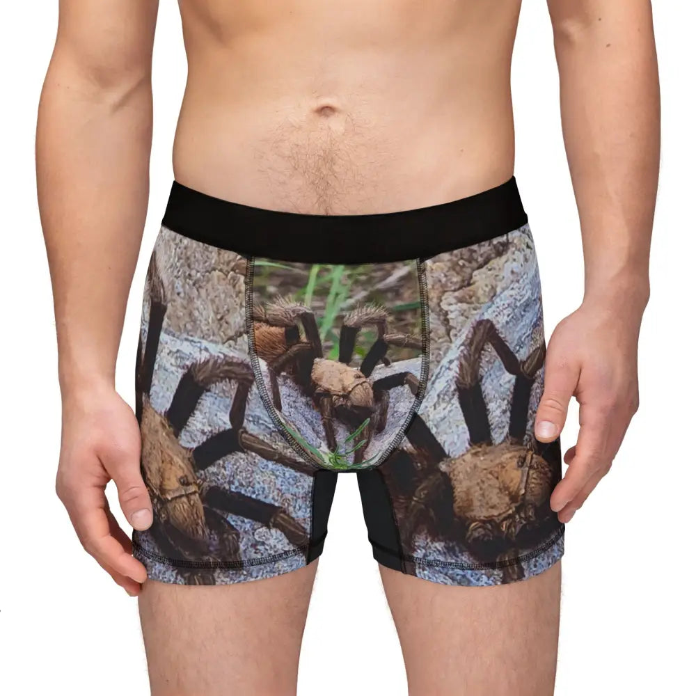 ’Arachnid Attack’ Men’s Boxers: 🕷️ Embrace Your Inner Spider-Dude! - All Over Prints