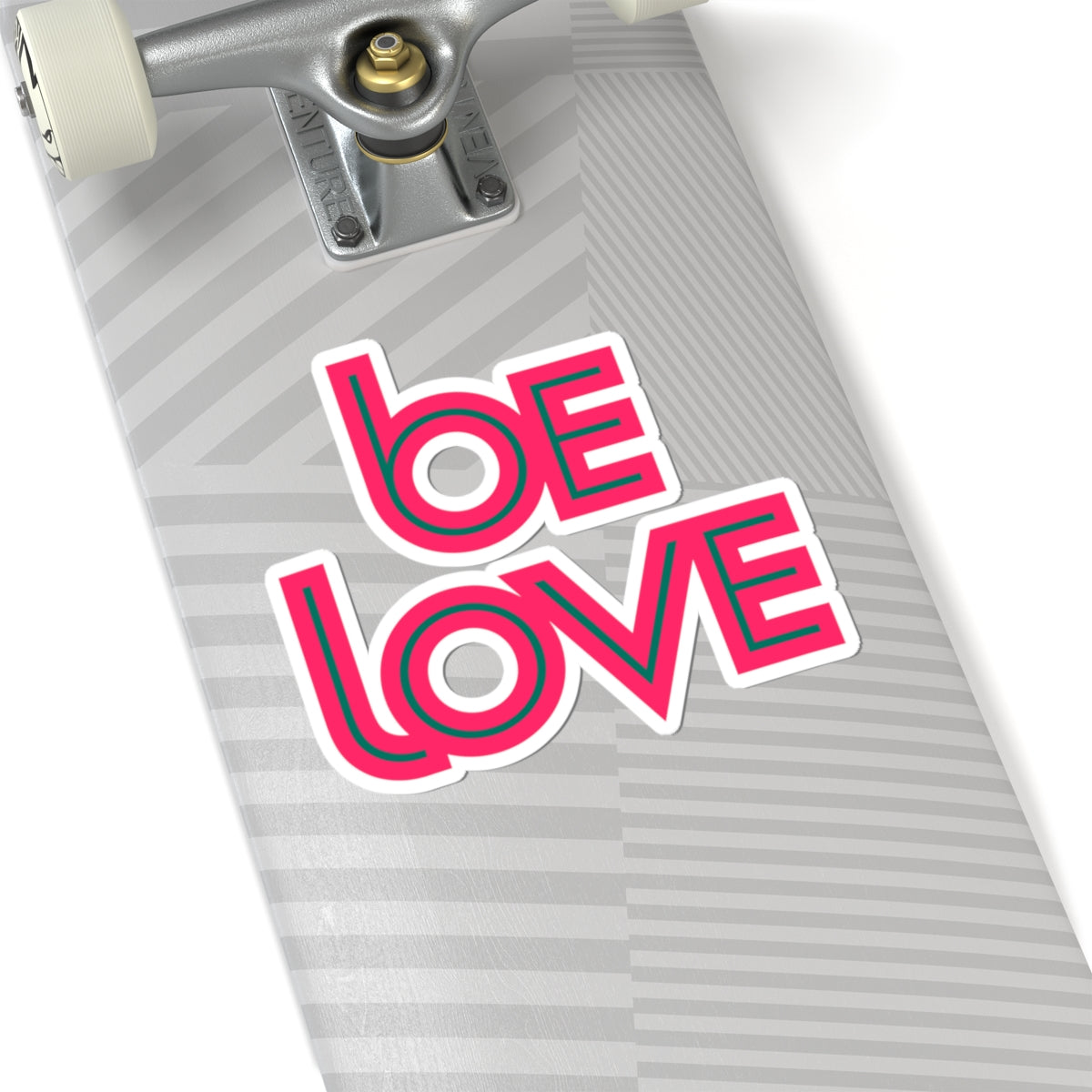 Be Love Kiss-Cut Sticker – Radiate Kindness Everywhere - Paper products