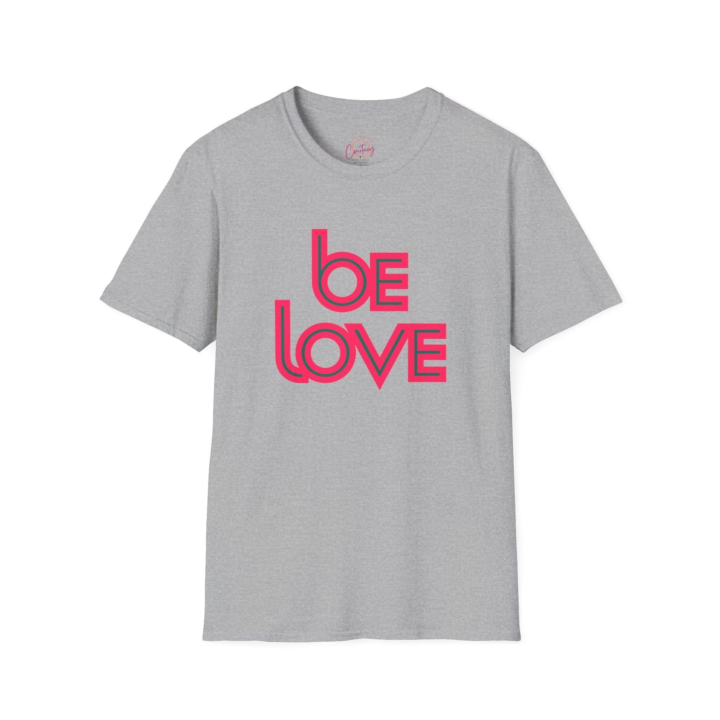 Be Love Statement Tee - XS / Sport Grey - T-Shirt