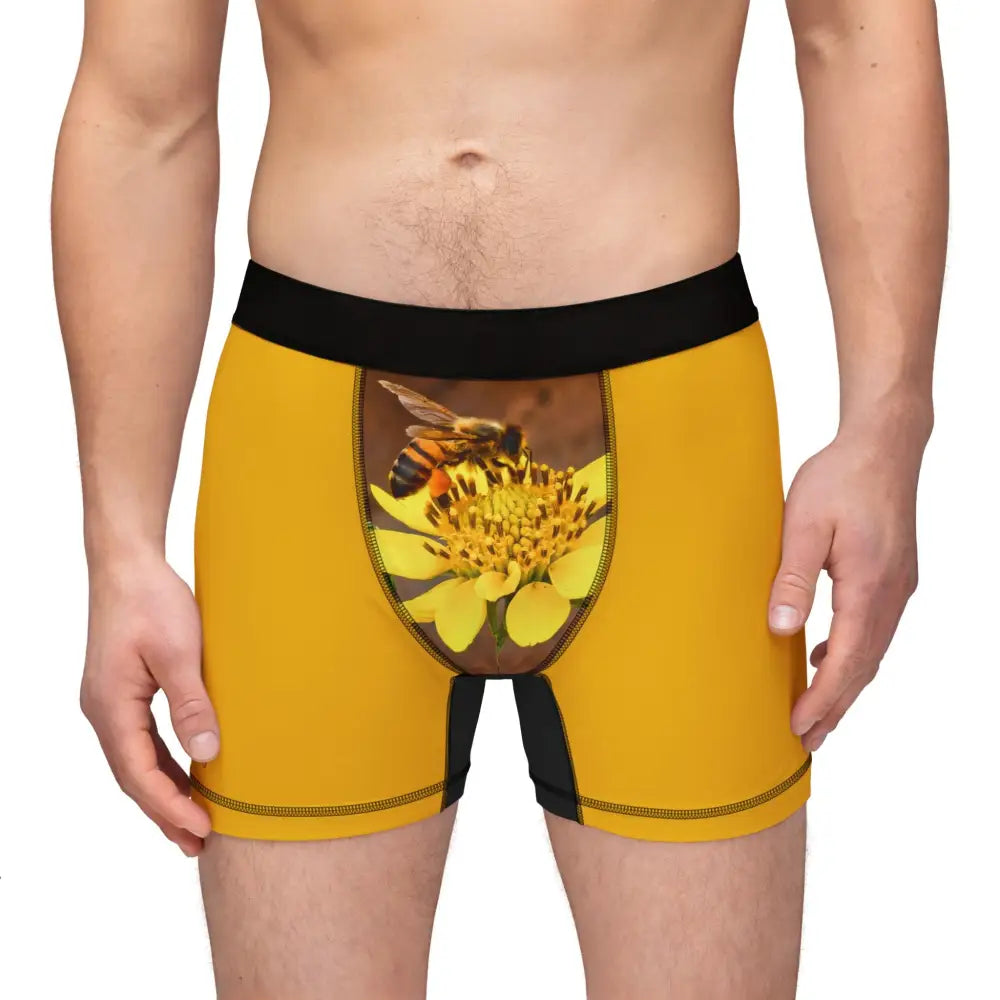 Buzz-worthy Boxers: ’Killer Bee’ Men’s Boxers - All Over Prints