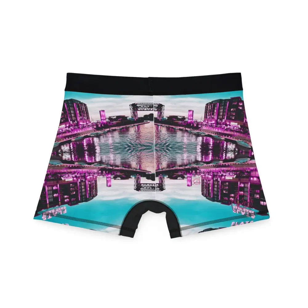 ’Cleveland East Bank Dreamscape’ Boxers - Where Urban Art Meets Comfort! - All Over Prints