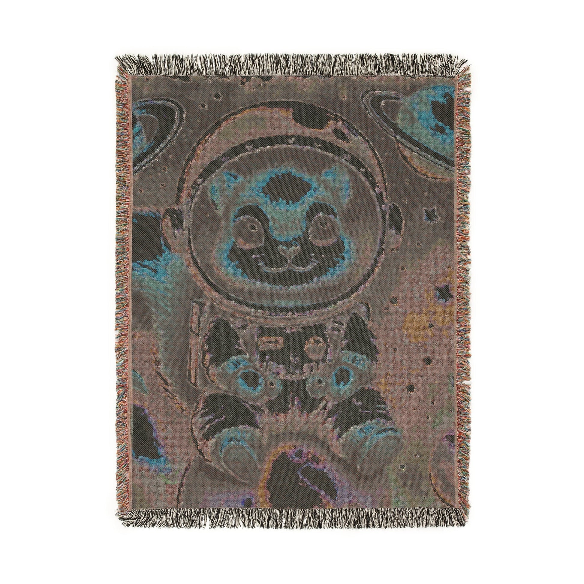 Cosmic Kitty – Woven Blanket Home Decor