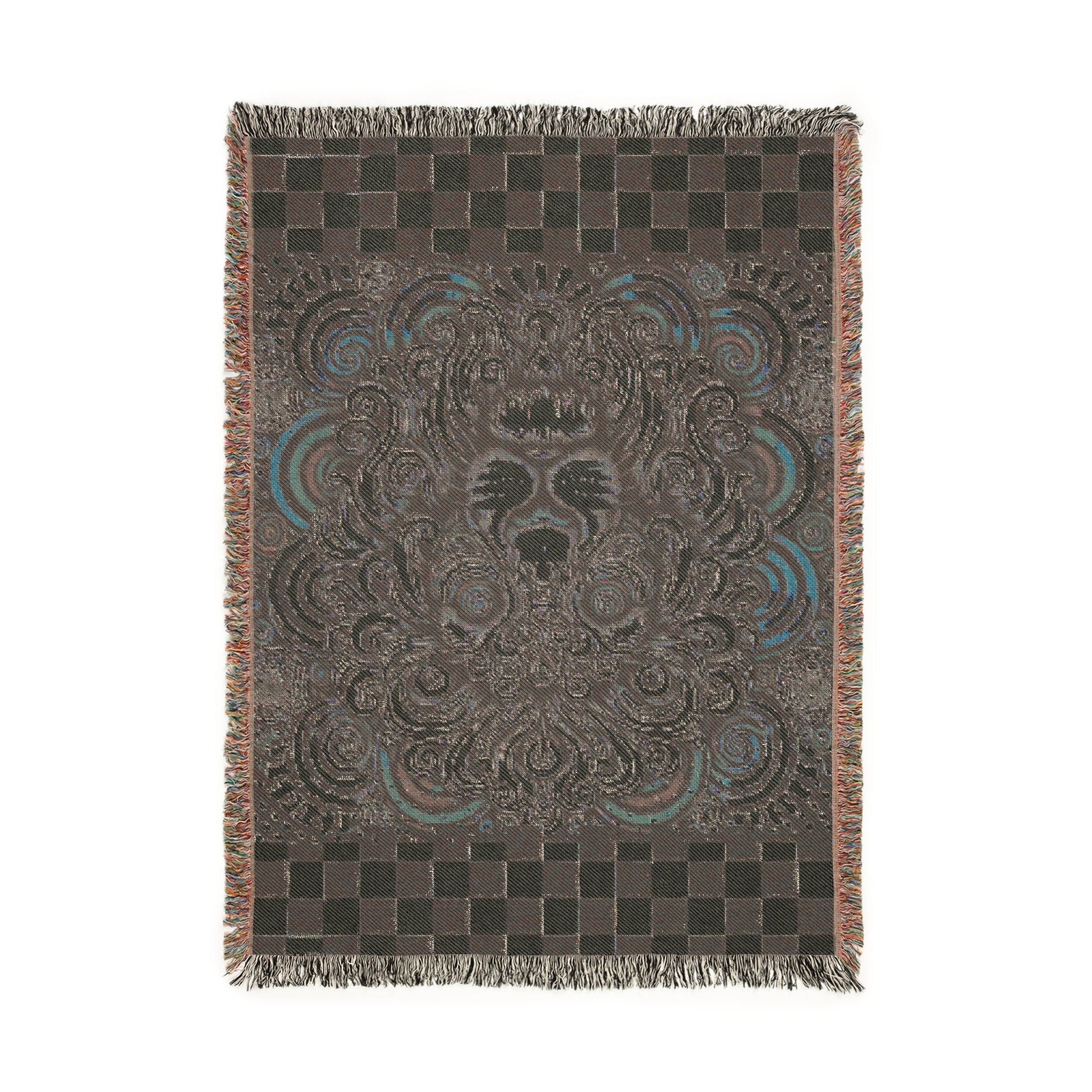 Cosmic Lion – Woven Blanket Home Decor