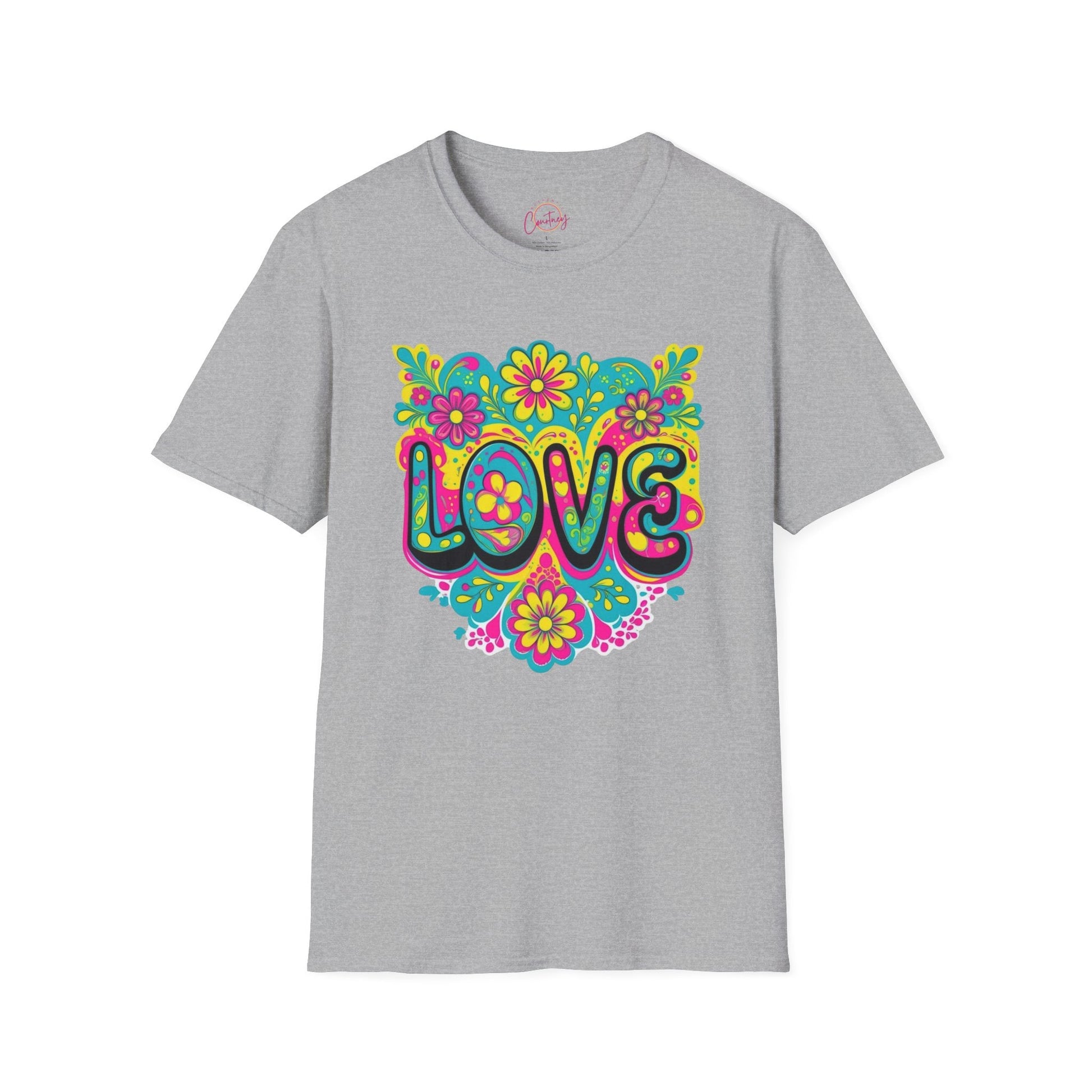 Cosmic Love Explosion Tee Sport Grey / XS T Shirt