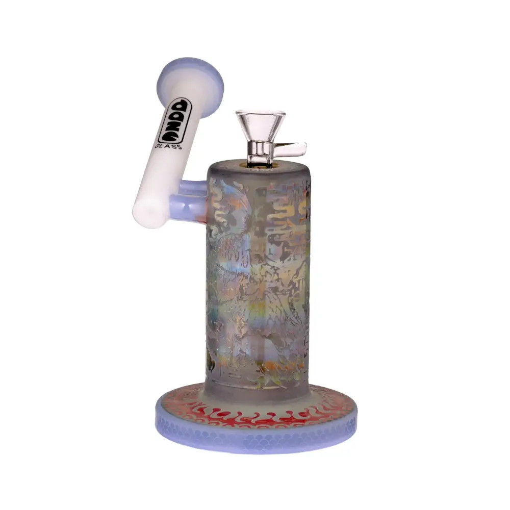 Daze Glass - Sidecar Asian Art Glass Water Pipe - Water Pipe