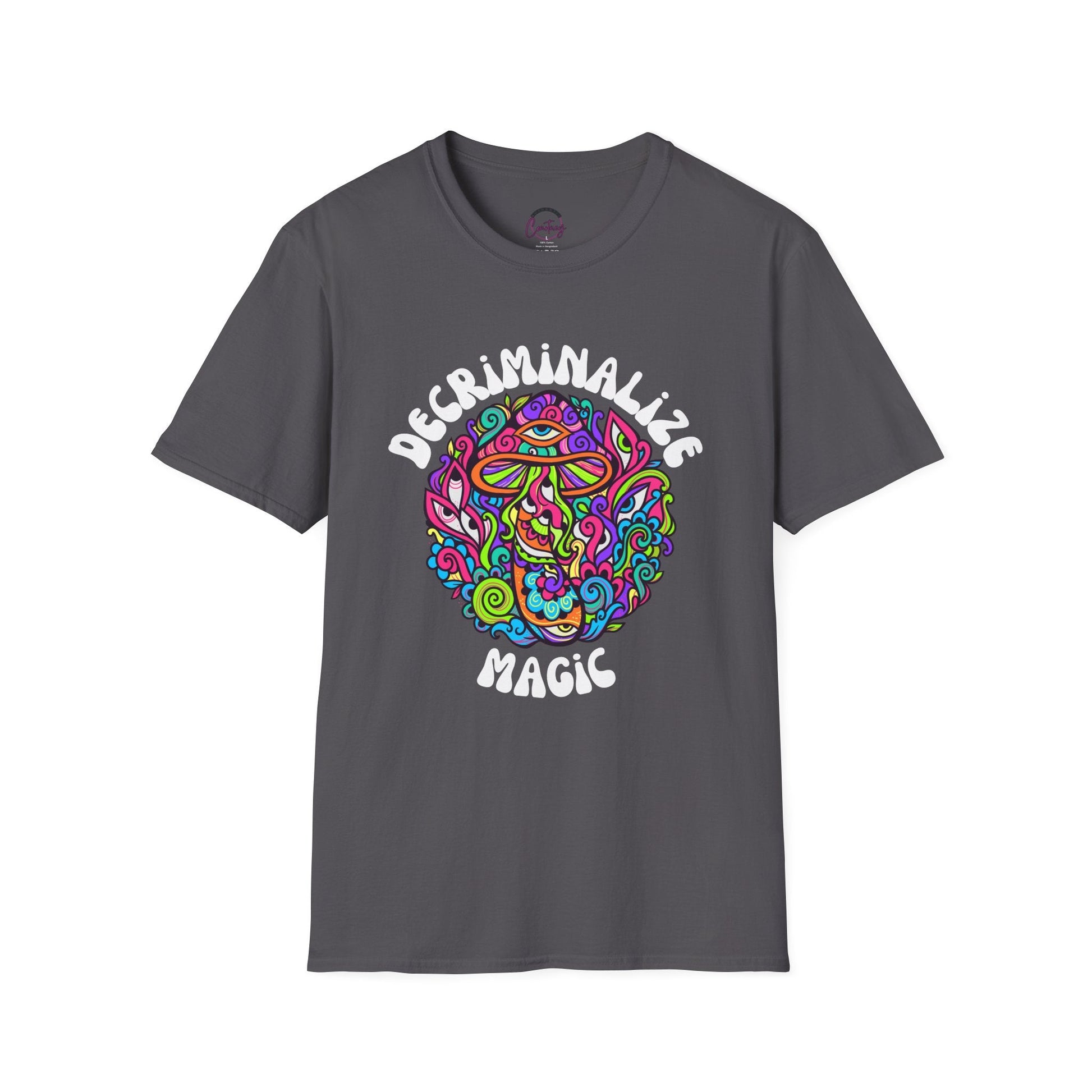 Decriminalize Magic Psychedelic T shirt Legalize Mushrooms Psilocybin Magic Mushroom Tshirt Legalize Magic Mushrooms