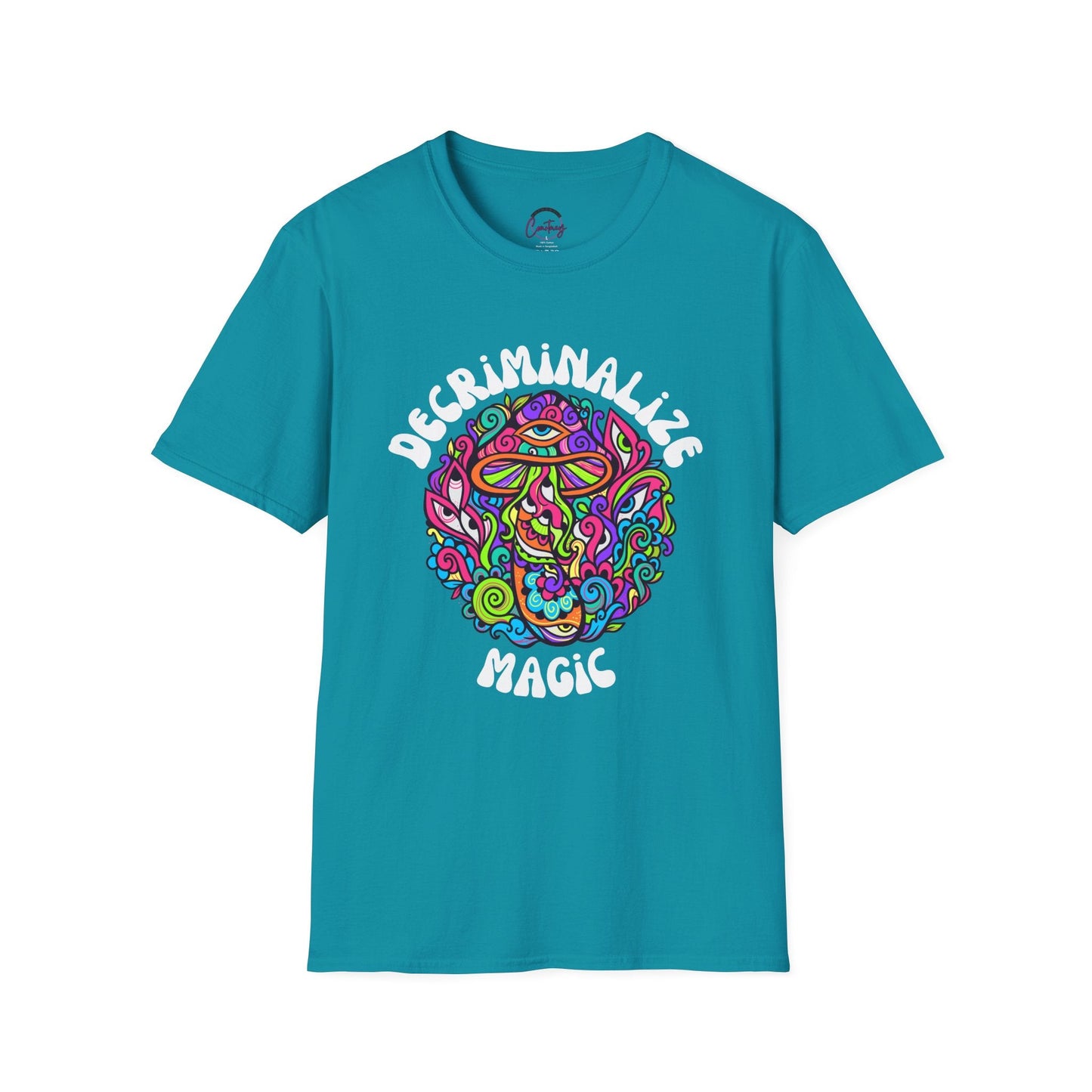 Decriminalize Magic Psychedelic T shirt Legalize Mushrooms Psilocybin Magic Mushroom Tshirt Legalize Magic Mushrooms