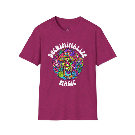 Decriminalize Magic Psychedelic T shirt Legalize Mushrooms Psilocybin Magic Mushroom Tshirt Legalize Magic Mushrooms