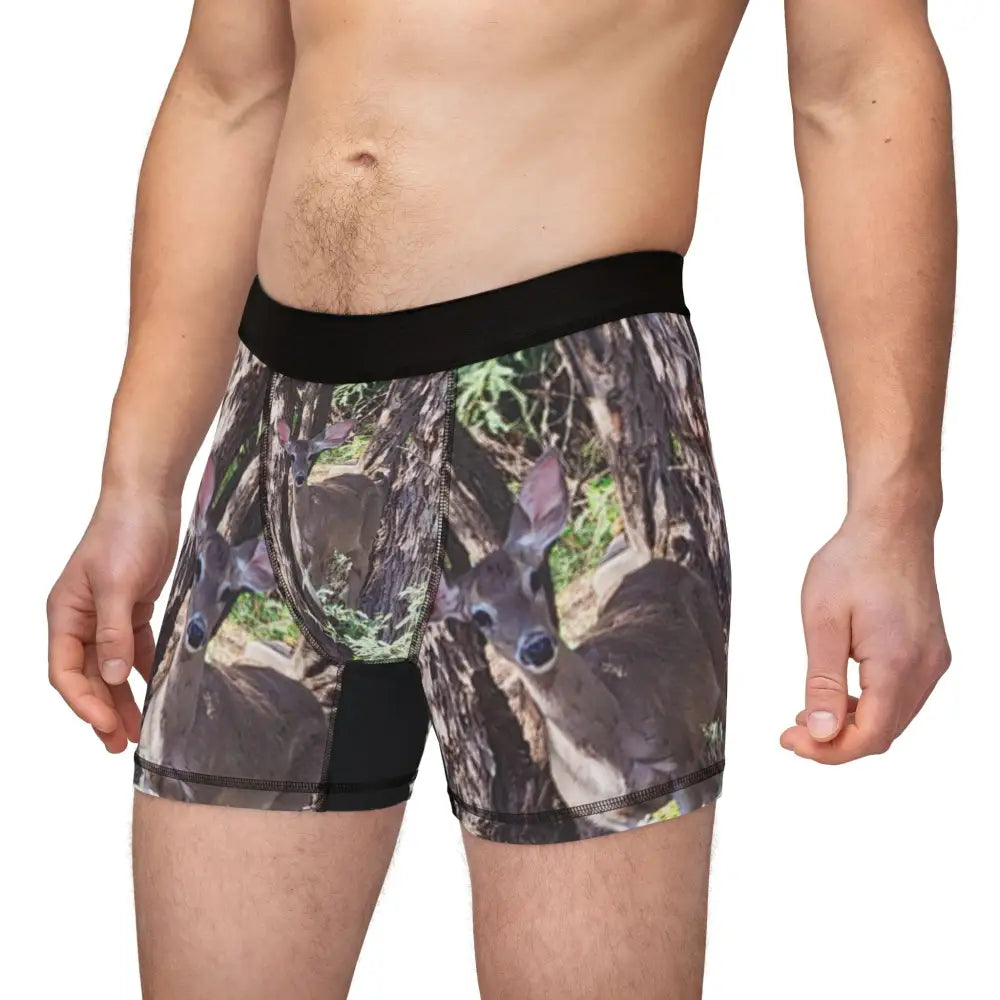 ’Deer-ly Beloved Boxers’ Wild Underwear for Wild Men - All Over Prints