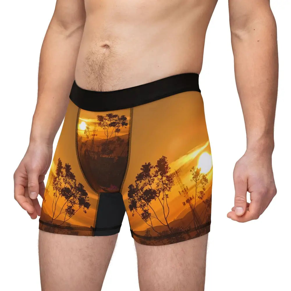 Desert Glow Men’s Designer Boxer Briefs - All Over Prints